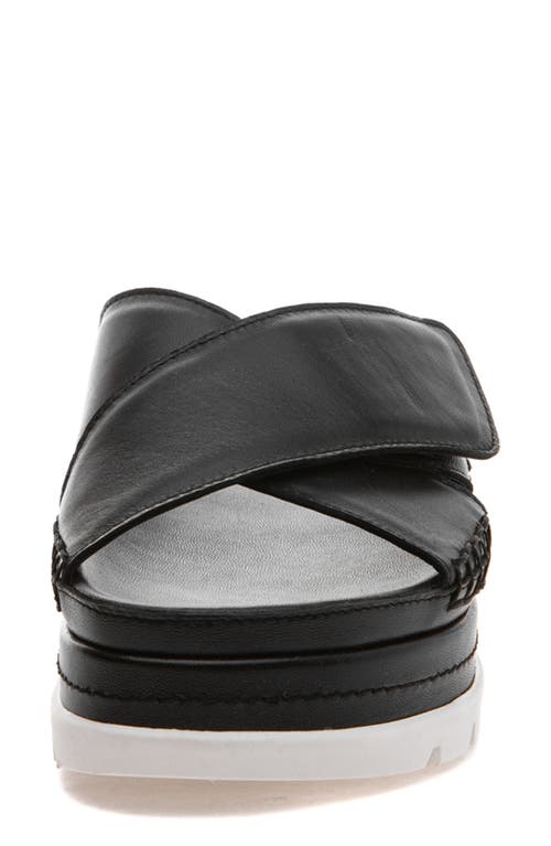 Jslides Briana Platform Sandal In Black