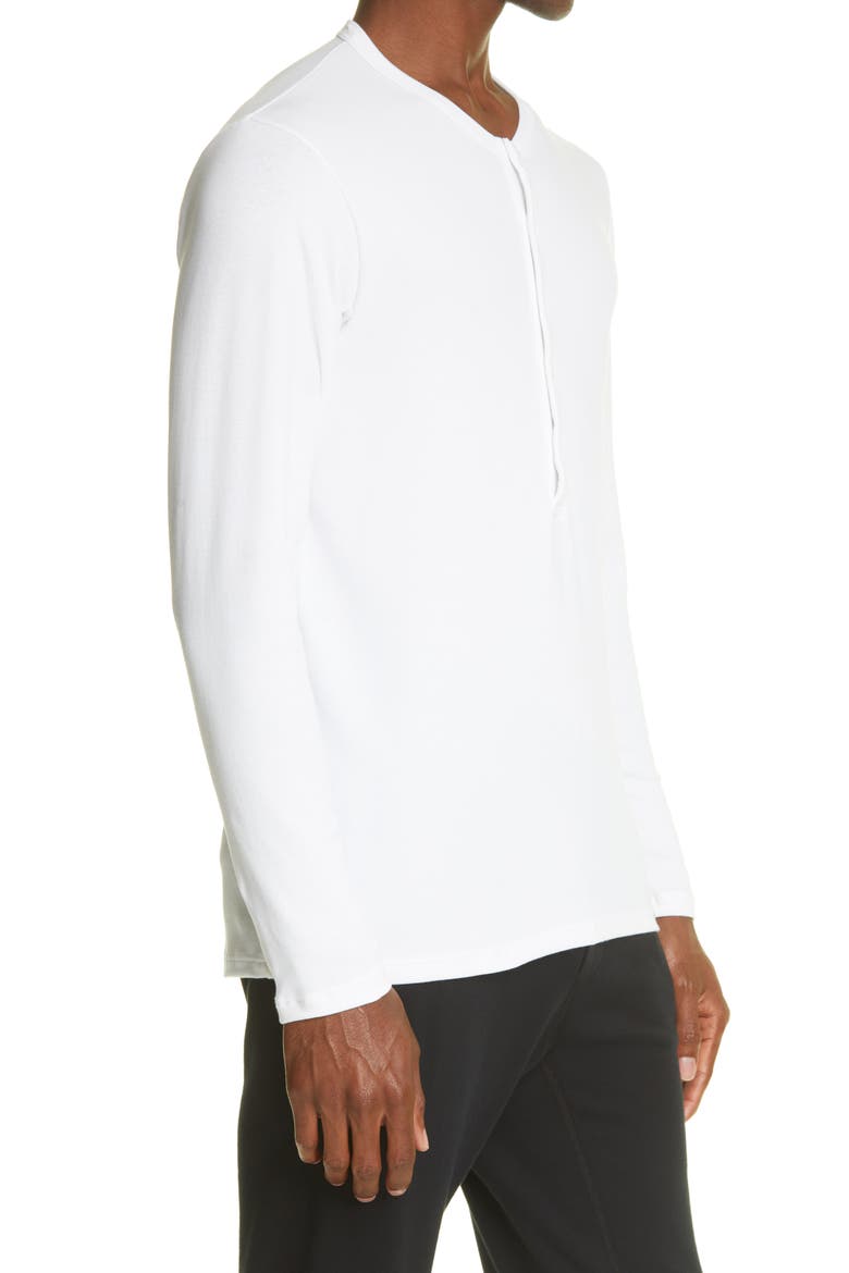 Cotton Knit Henley, Alternate, color, 100WHITE