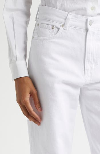 VIP【関税送料無料】希少 Haikure Optical white Korea jeans Haikure Korea High Waist Straight Leg Jeans | Nordstrom
