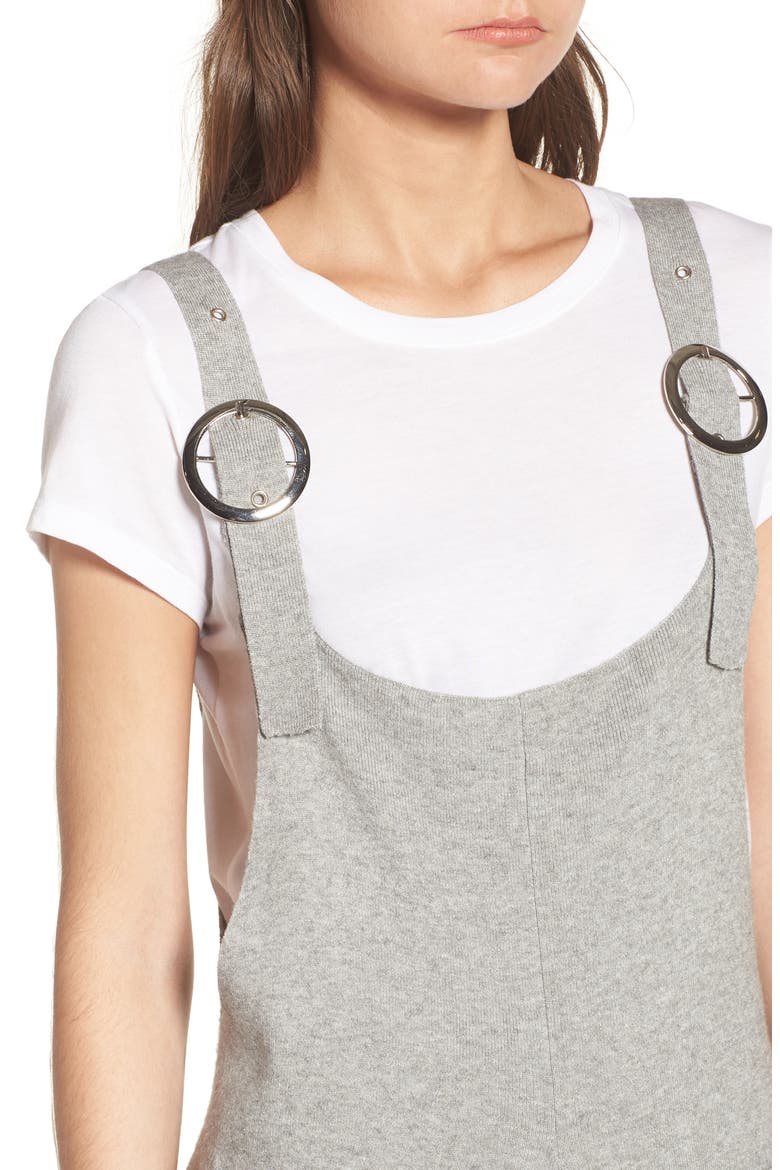 Crop Knit Jumpsuit, Alternate, color, LIGHT GREY