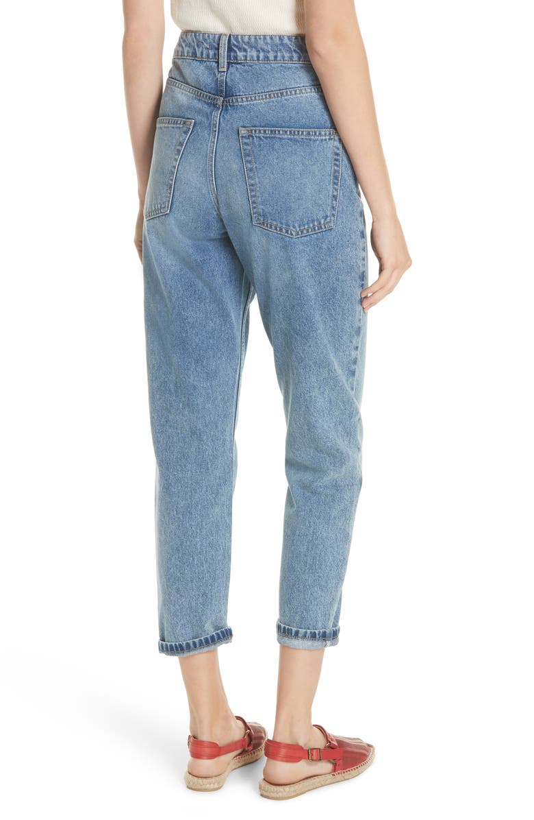 Free People We the Free by Free People Mom Ankle Jeans, Alternate, color, 