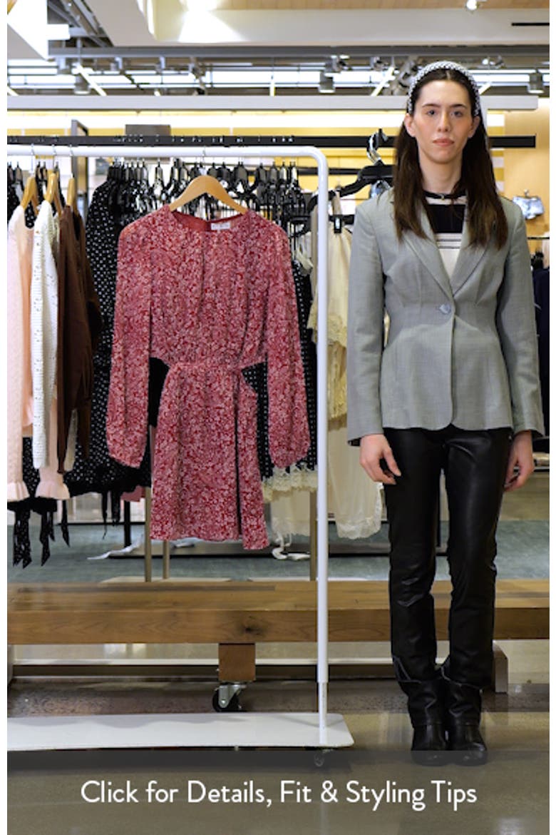 Paisley Cutout Long Sleeve Dress video
