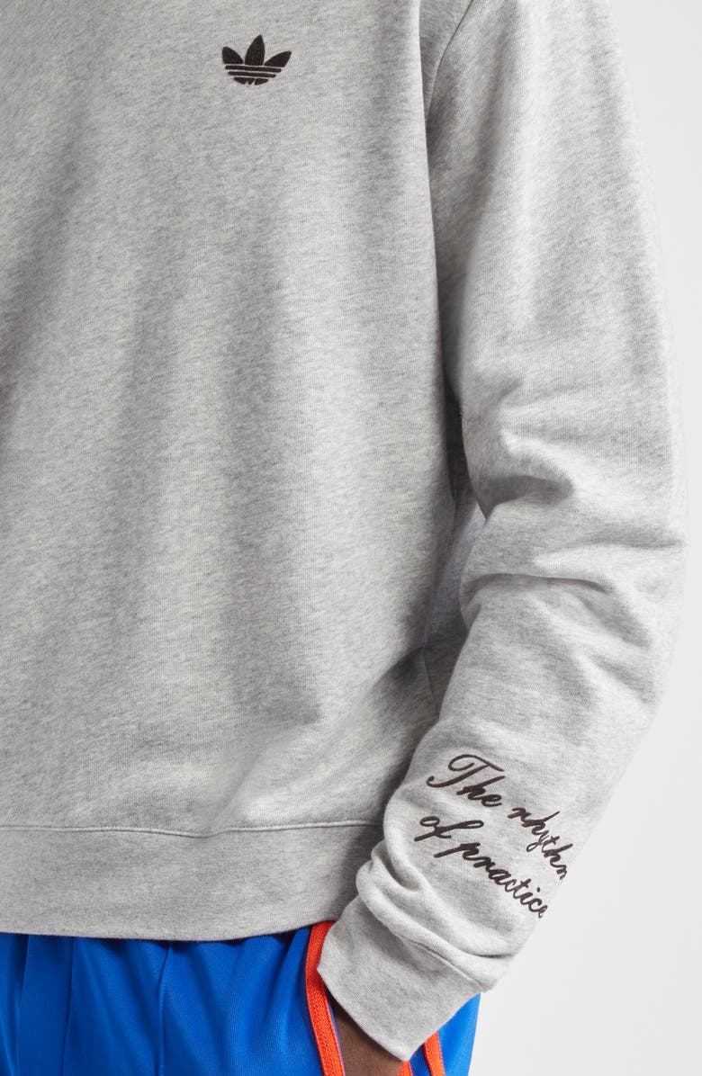 ADIDAS X WALES BONNER x Wales Bonner Trefoil Logo Sweatshirt, Alternate, color,