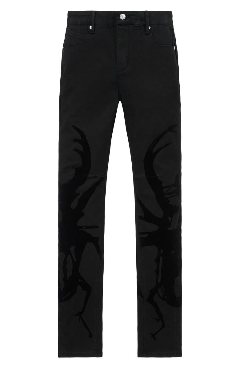 RtA Bryant Graphic Skinny Jeans, Main, color, 