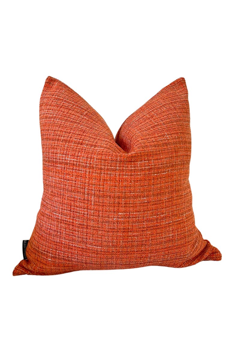Tweed Pillow Cover (Nordstrom Exclusive), Alternate, color, ORANGE TONES