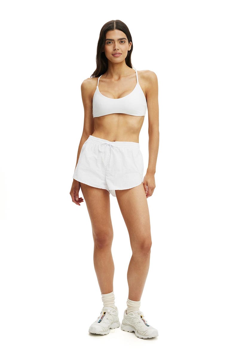 COTTON ON BODY Women's Active Ultra Soft Scoop V Crop, Alternate, color, White