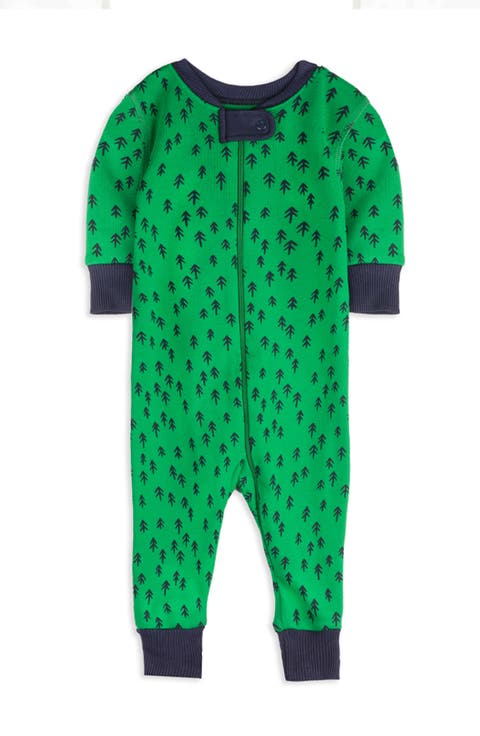 100% Organic Cotton Print Snug Fit Baby Pajamas