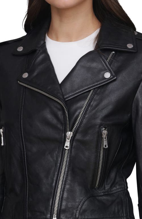 Avec Les Filles Leather Biker Jacket