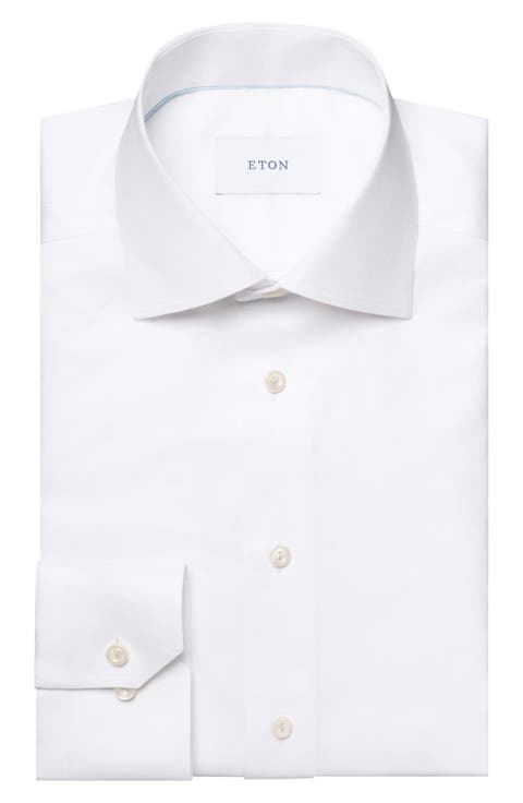 Slim Fit Twill Dress Shirt