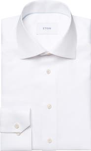Eton Slim Fit Twill Dress Shirt