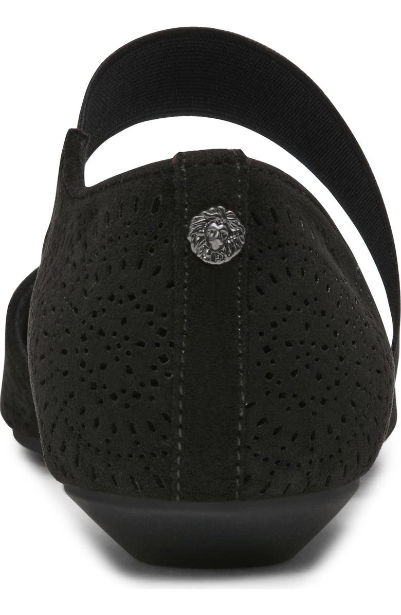 Anne Klein Orsolo Mary Jane Flat, Alternate, color, Black Microsuede