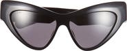 Gucci 57mm Cat Eye Sunglasses