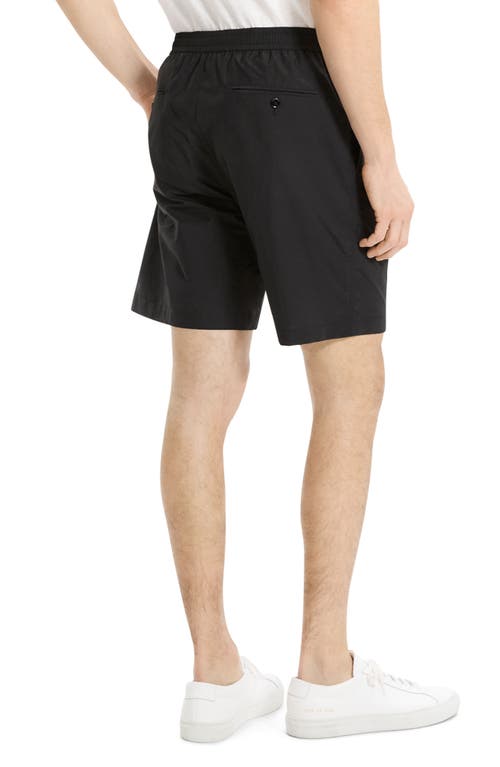 Theory Straight 8 Drawstring Short In Soft Lawn