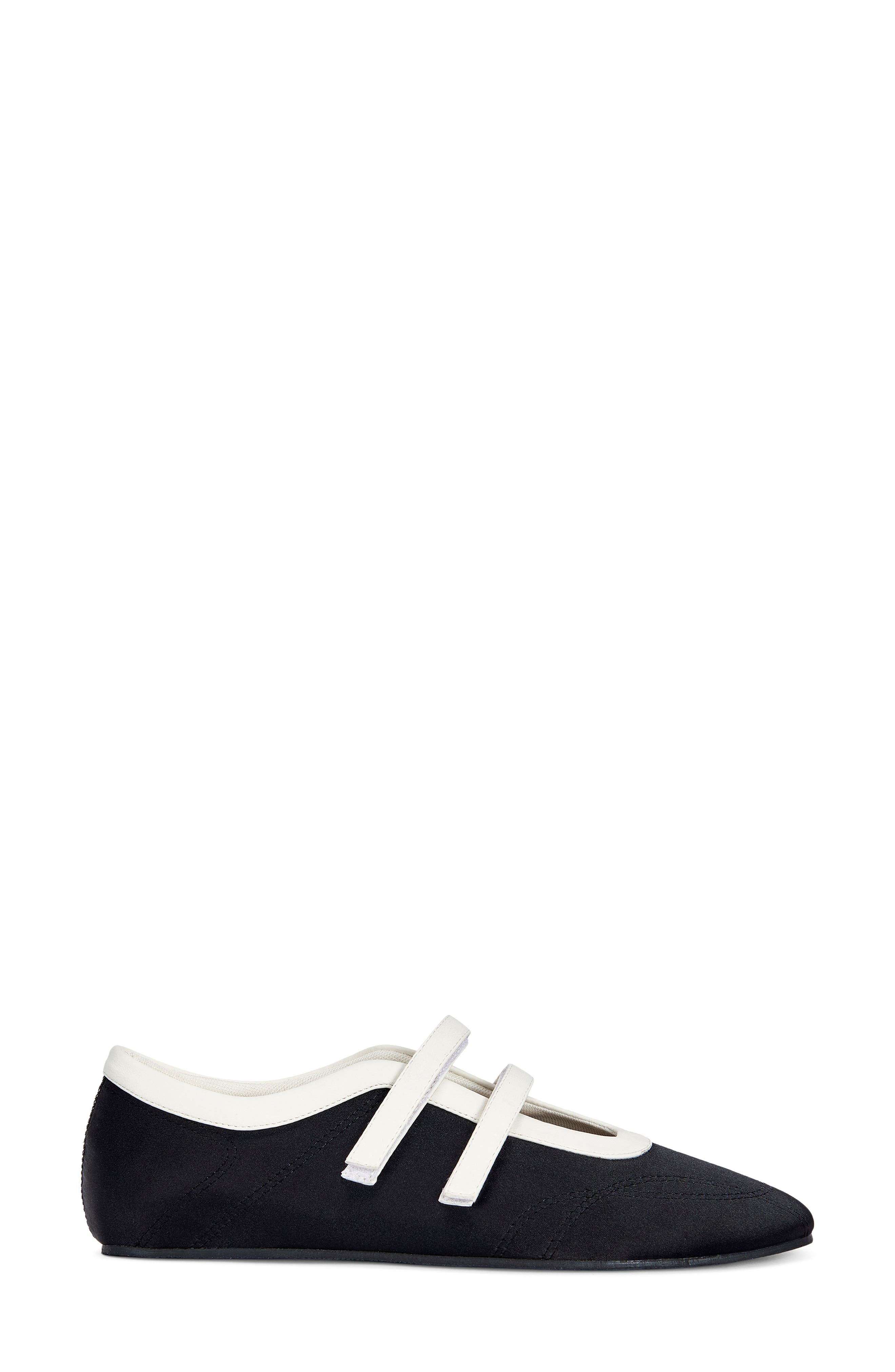 Randilyn Mary Jane Flat, Alternate, color, BLACK