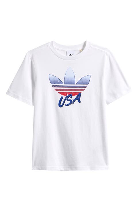 Kids' Trefoil World Cup Cotton Graphic T-Shirt (Little Kid & Big Kid)
