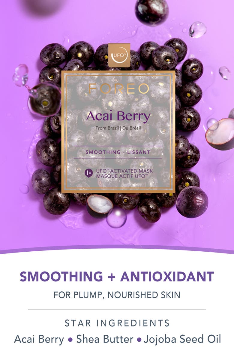 FOREO UFO Mask Acai Berry, Alternate, color,