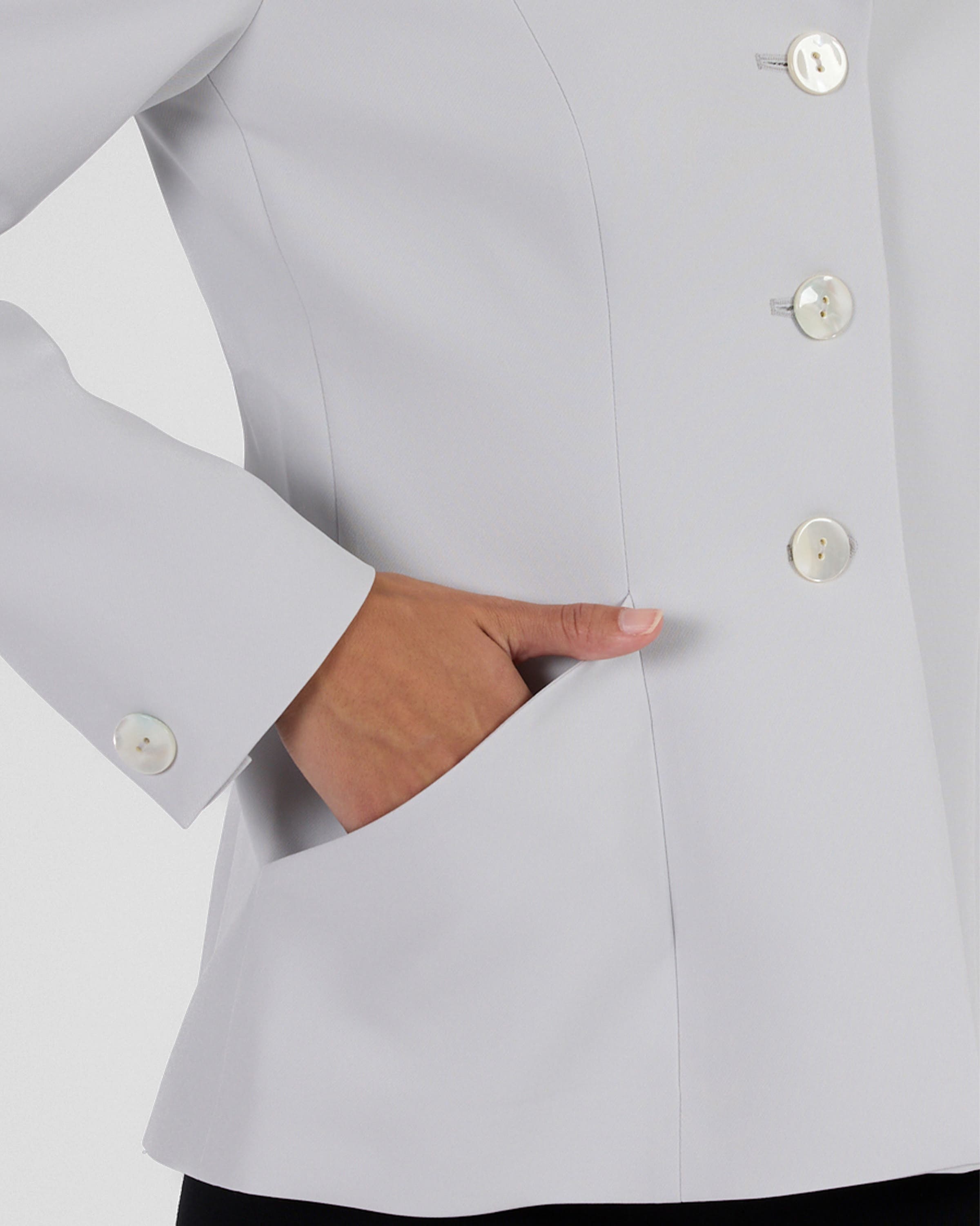 Febe Jacket in Soft Stretch Crepe - image 2