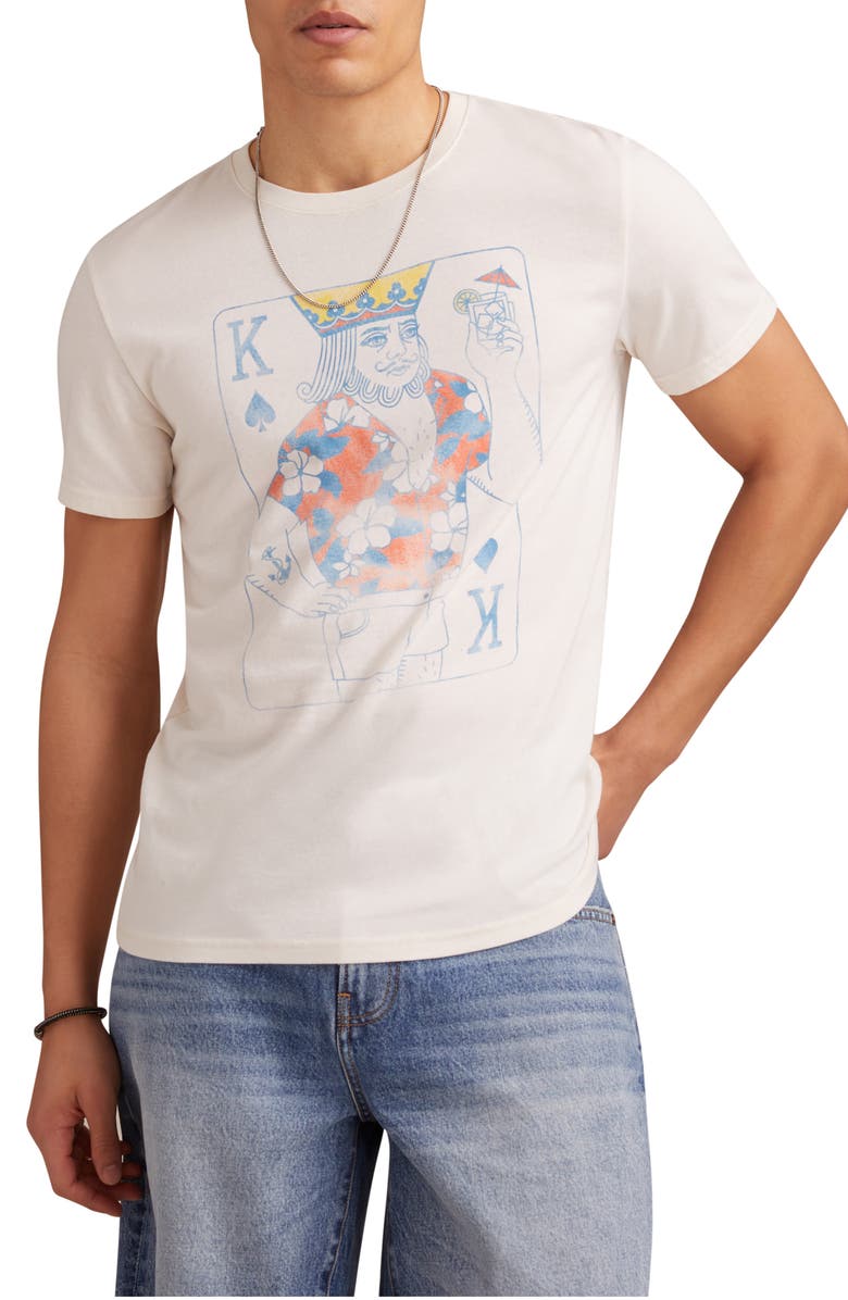 Lucky Brand Vacation King Graphic T-Shirt, Main, color, 