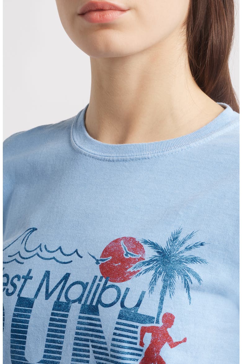 Malibu Run Graphic Baby Tee, Alternate, color, BLUE