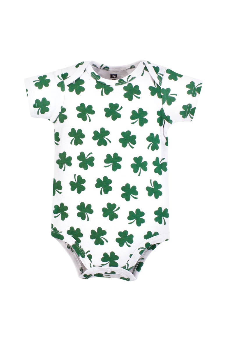 Cotton Bodysuits 3-pack, Alternate, color, Mommys Lucky Charm