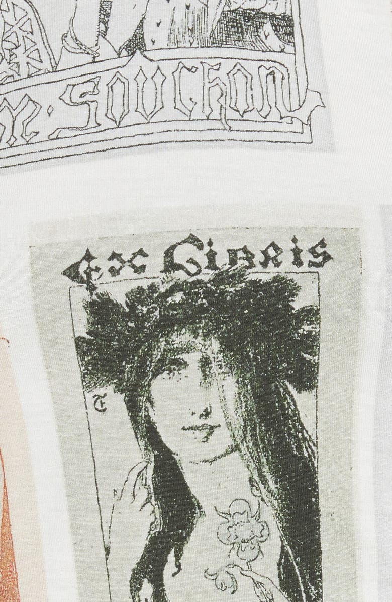 ELLISS Ex Libris Print Stretch Organic Cotton Halter Top, Alternate, color, 