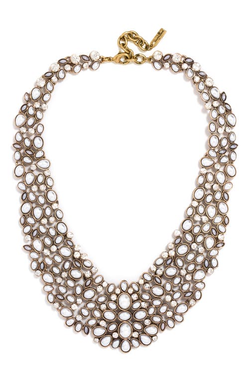 BaubleBar 'Kew' Crystal Collar Necklace in Pearl/Gold  product