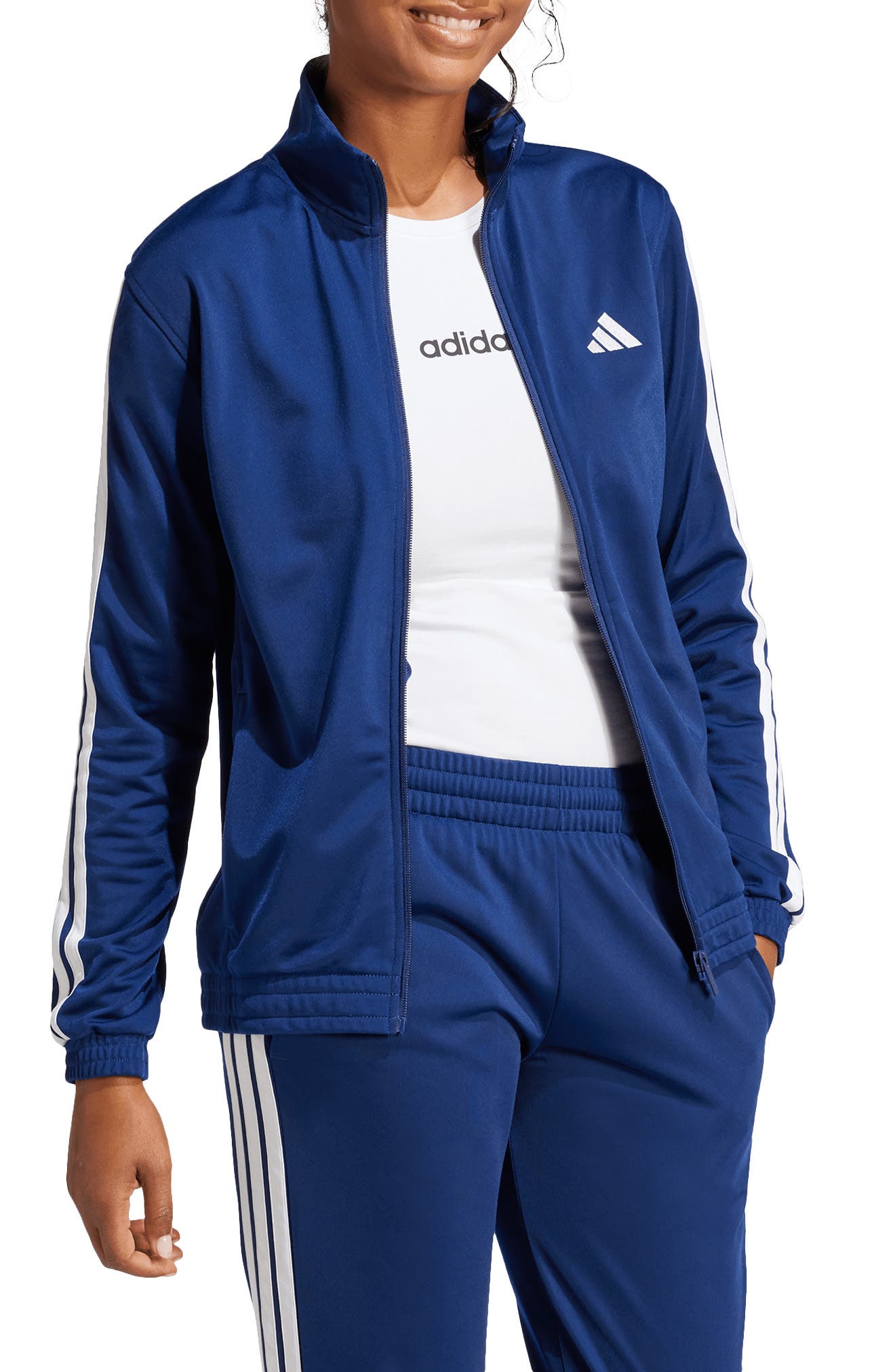 adidas 3-Stripes Tricot Track Jacket (Women) | Nordstromrack