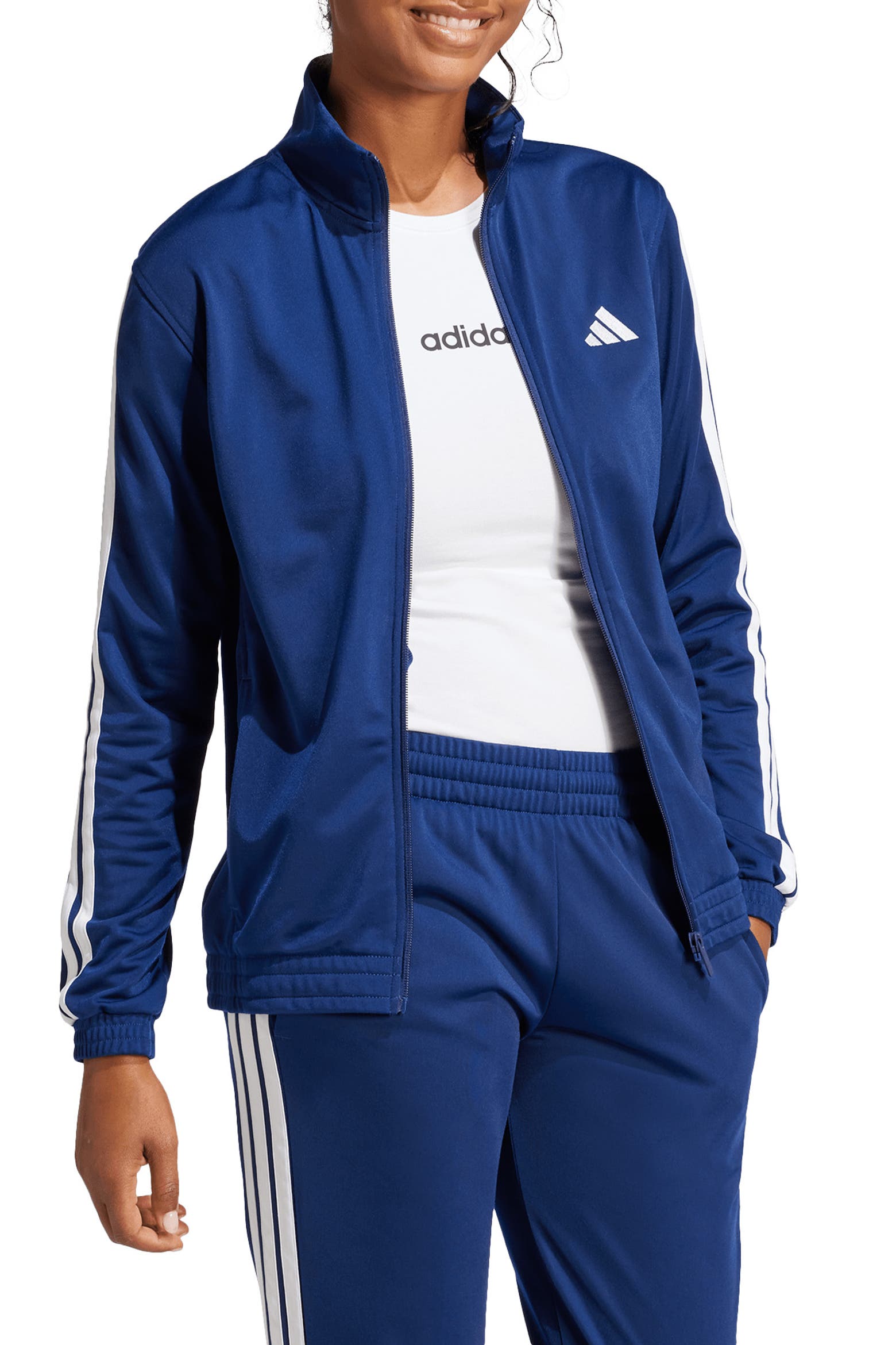 adidas 3-Stripes Tricot Track Jacket (Women) | Nordstromrack