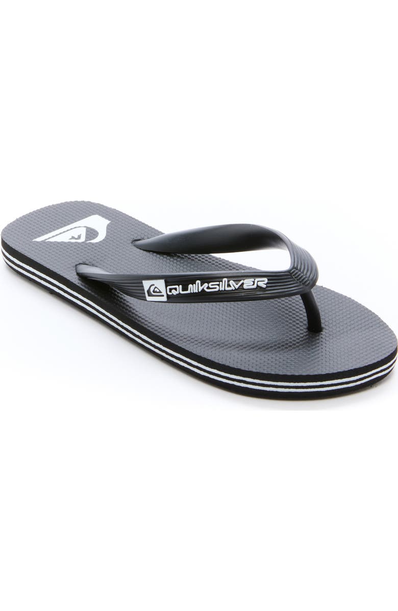 Quiksilver Kids' Moncata Core Flip Flop, Main, color, Black