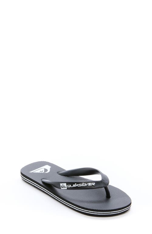 Quiksilver Kids' Moncata Core Flip Flop In Black