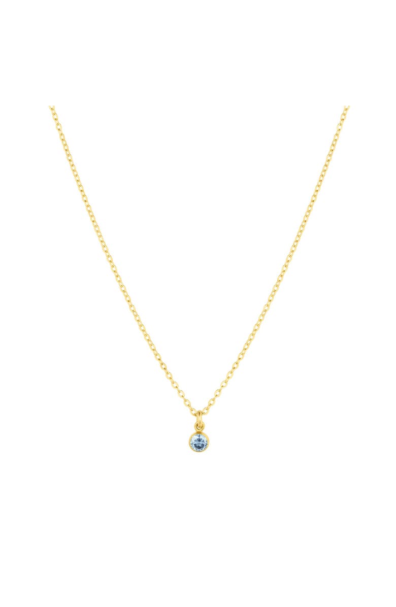Set & Stones Something Blue Necklace, Main, color, Gold