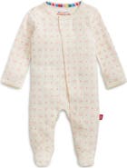 Magnetic Me Heart 'n' Bow Organic Cotton Pointelle Footie