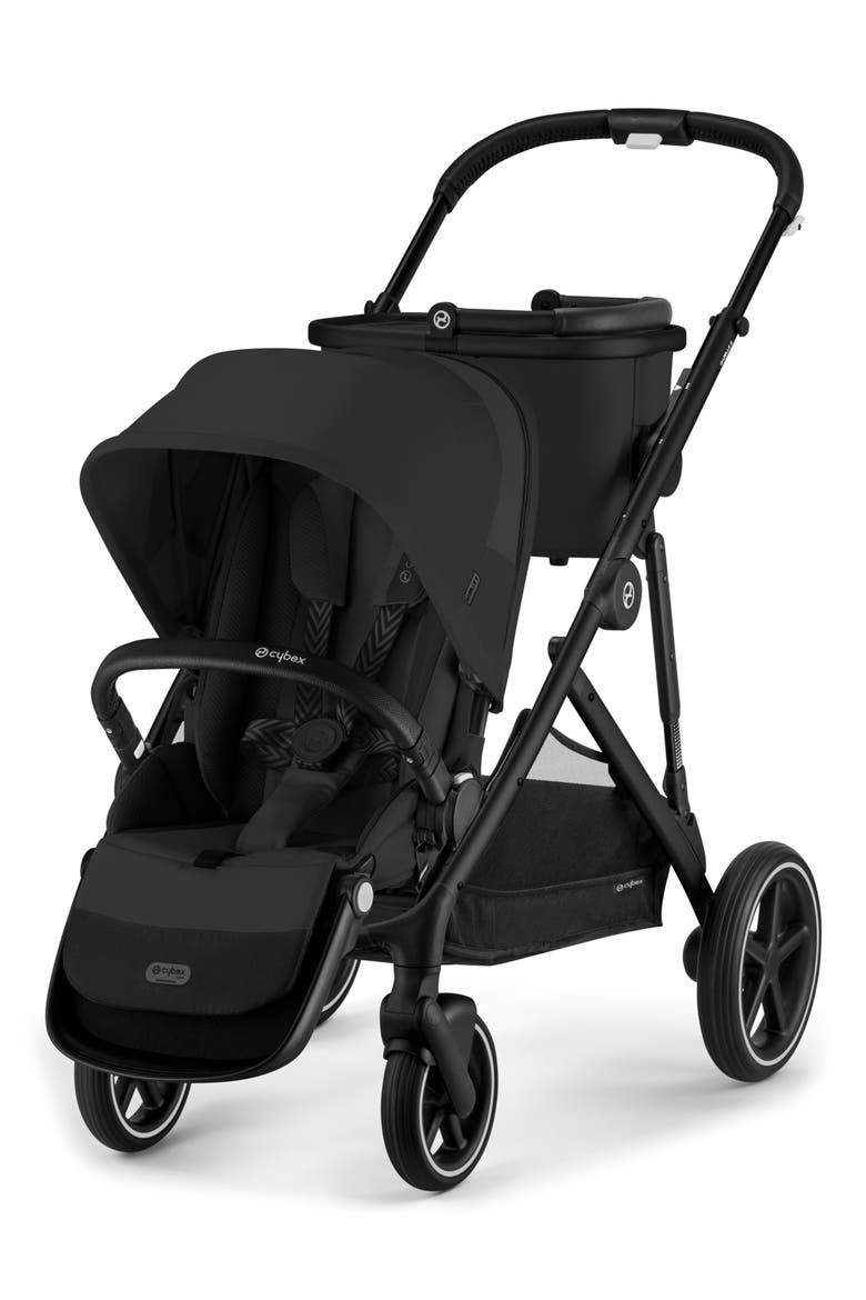 Gazelle S Stroller, Alternate, color, MOON BLACK/BLACK