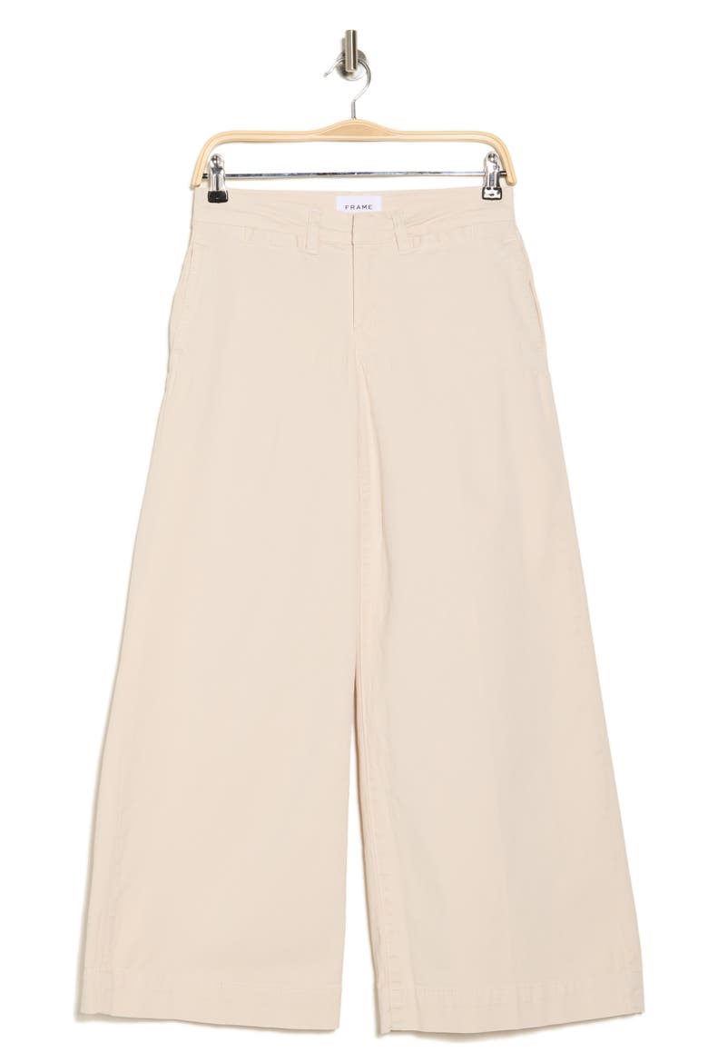Le Pixie Tomboy Wide Leg Trousers, Alternate, color, BONE