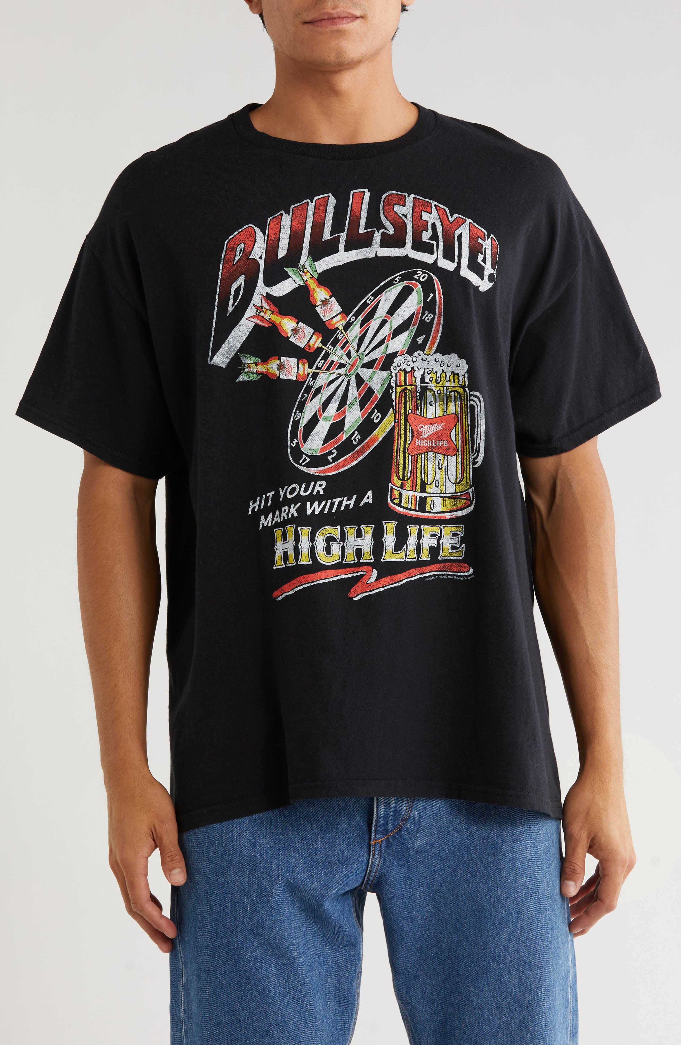 Junk Food Billy High Life Graphic T-Shirt