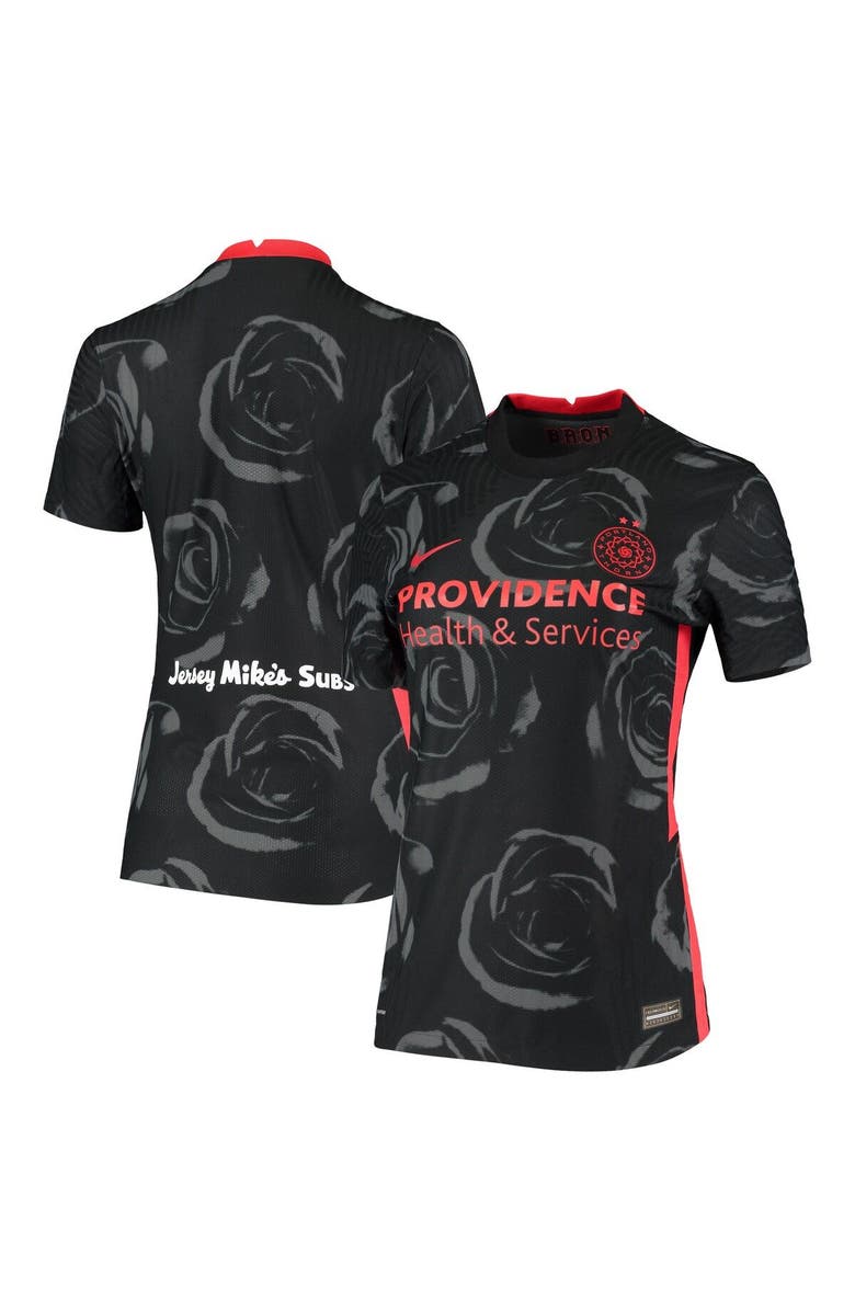 Nike Women's Nike Black Portland Thorns FC 2020 Authentic Vapor Home Jersey, Main, color, 
