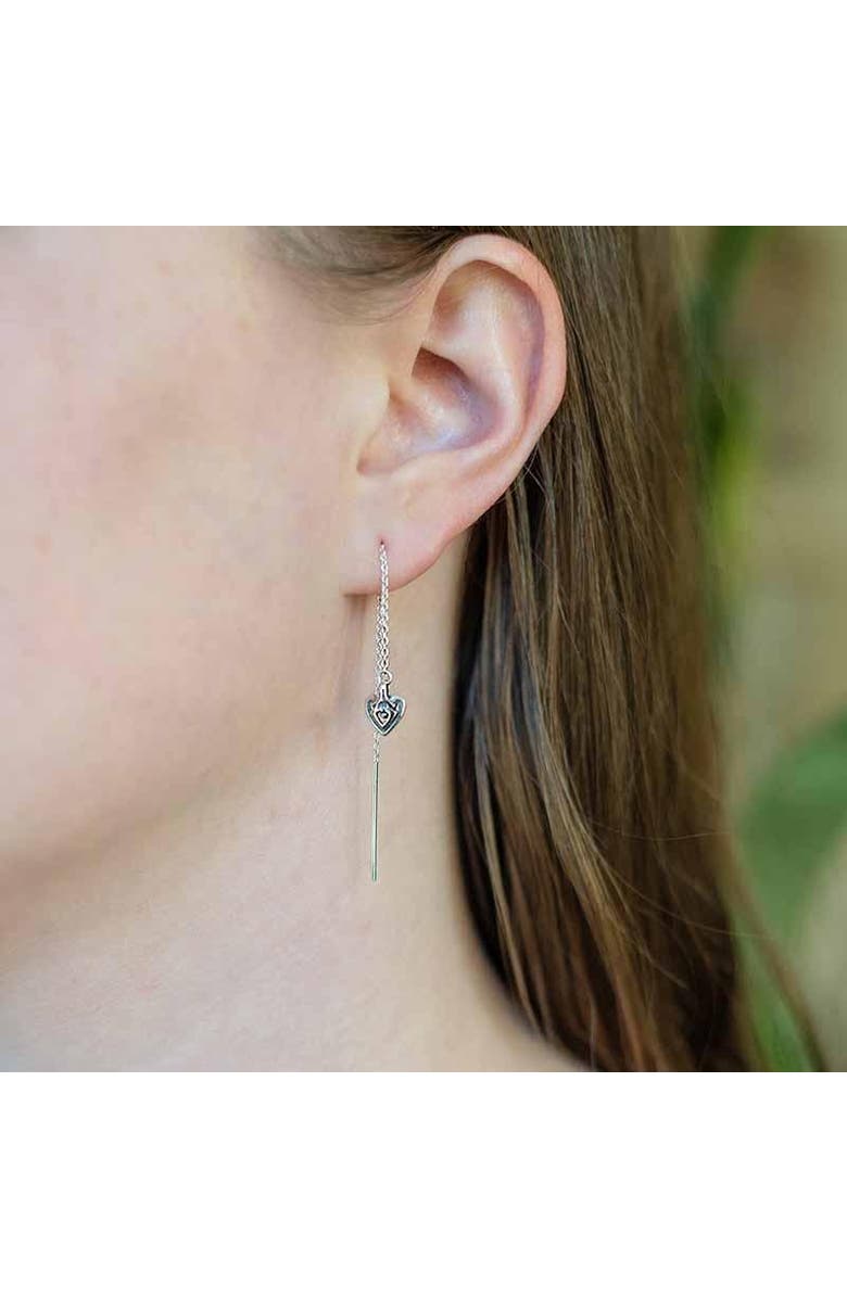 Astor & Orion Heart Threaders, Alternate, color, Silver