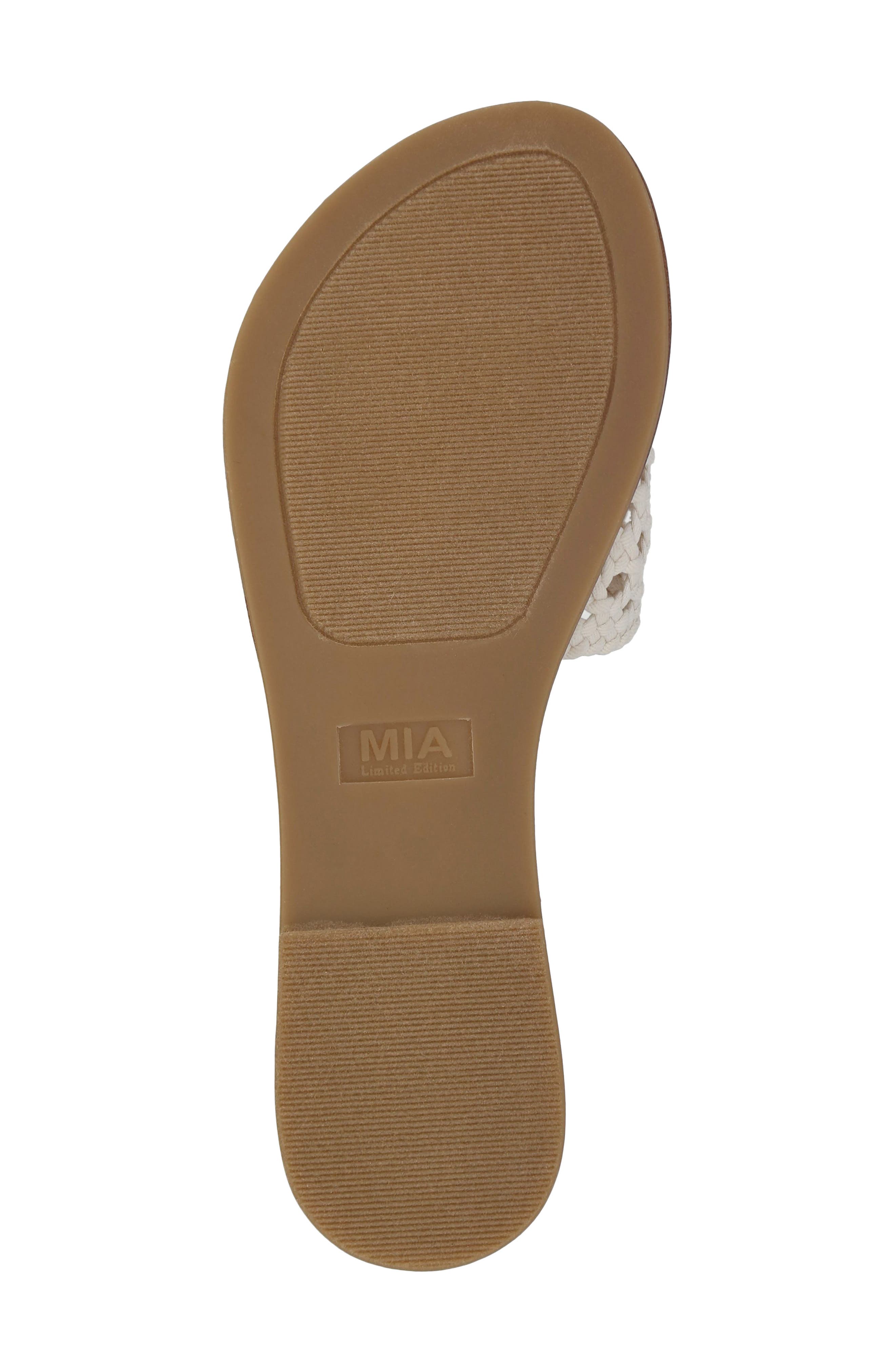 MIA Tiva Slide Sandal, Alternate, color, Bone Woven