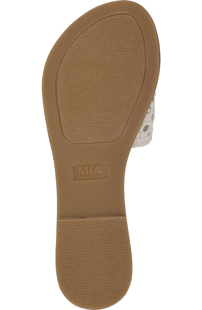 MIA Tiva Slide Sandal, Alternate, color, Bone Woven