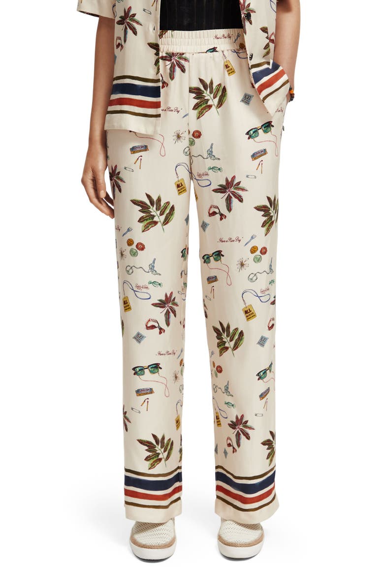 Gia Print Wide Leg Pants, Main, color, FESTIVAL TRINKET
