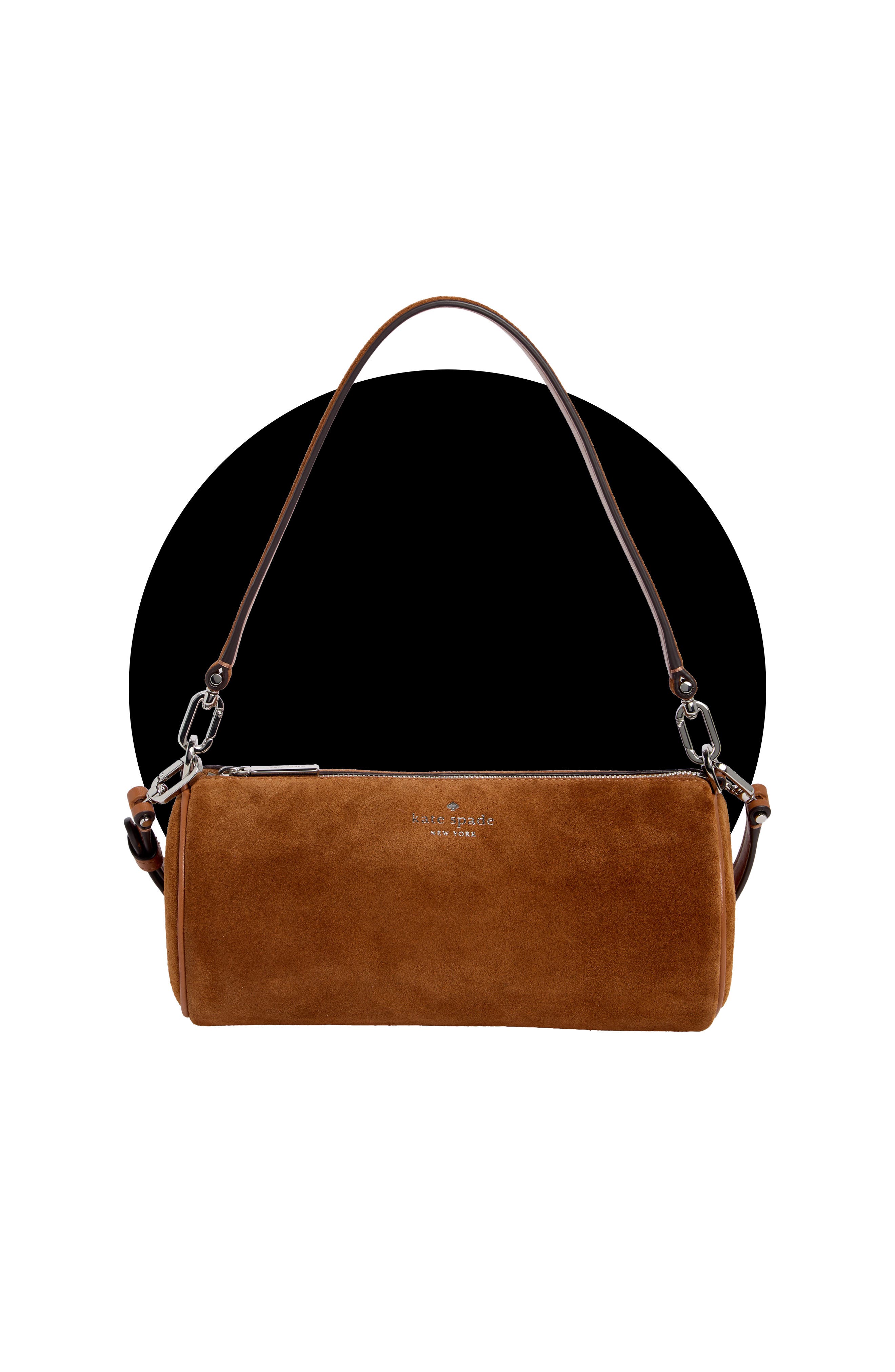 Mini Convertible Suede Crossbody Bag