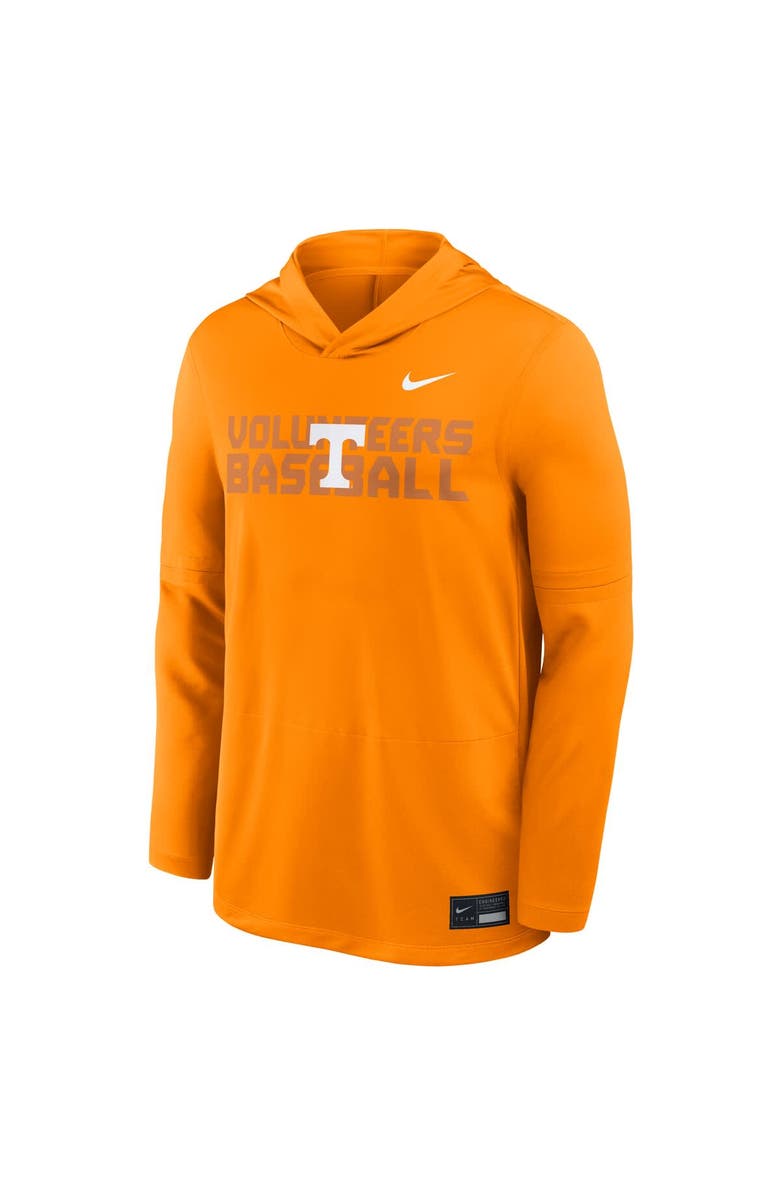 Nike Men's Nike Tennessee Orange Tennessee Volunteers Dugout Dri-FIT Long Sleeve Hooded T-Shirt, Alternate, color, Tennessee Orange