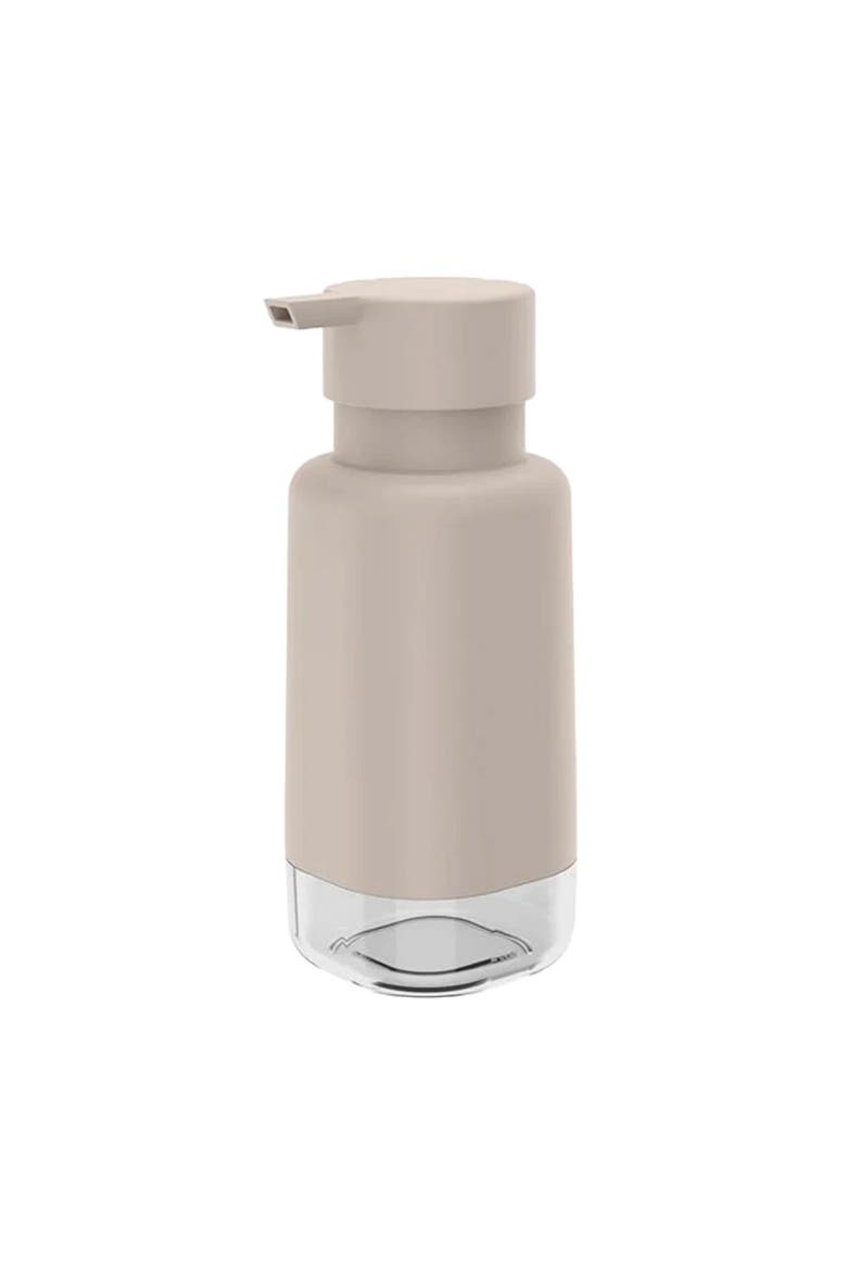 Durable Refillable Kitchen Bathroom Soap Dispenser Organizer with Pump, 17 oz, Main, color, Beige