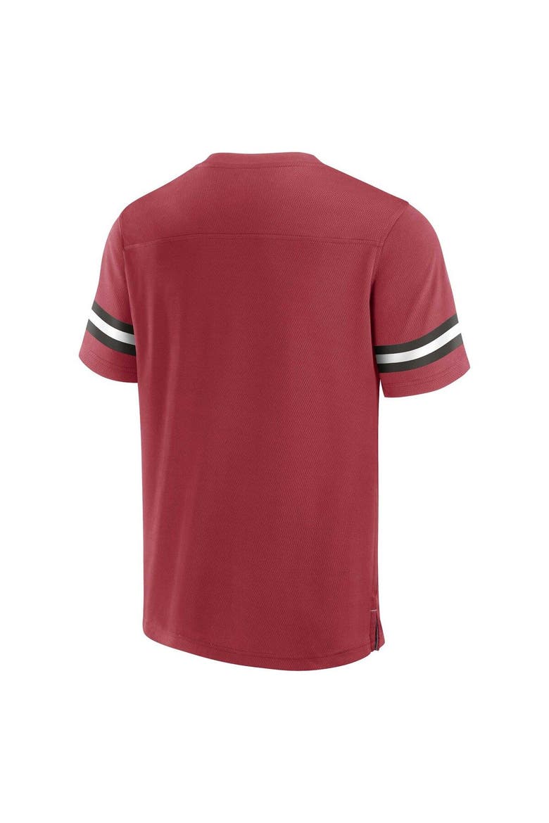 Men's Fanatics Branded  Cardinal Arizona Cardinals Jersey Tackle V-Neck T-Shirt, Alternate, color, Cardinal