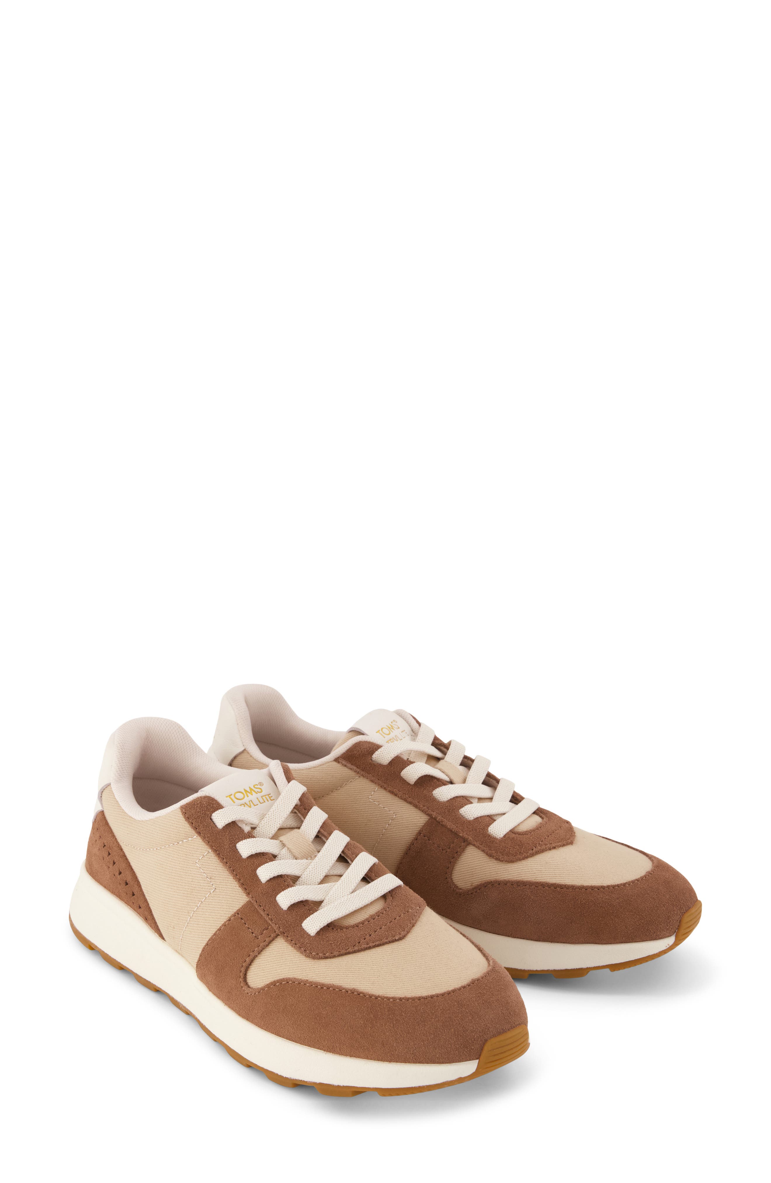 TRVL Lite Retro Sneaker, Alternate, color, MEDIUM BROWN