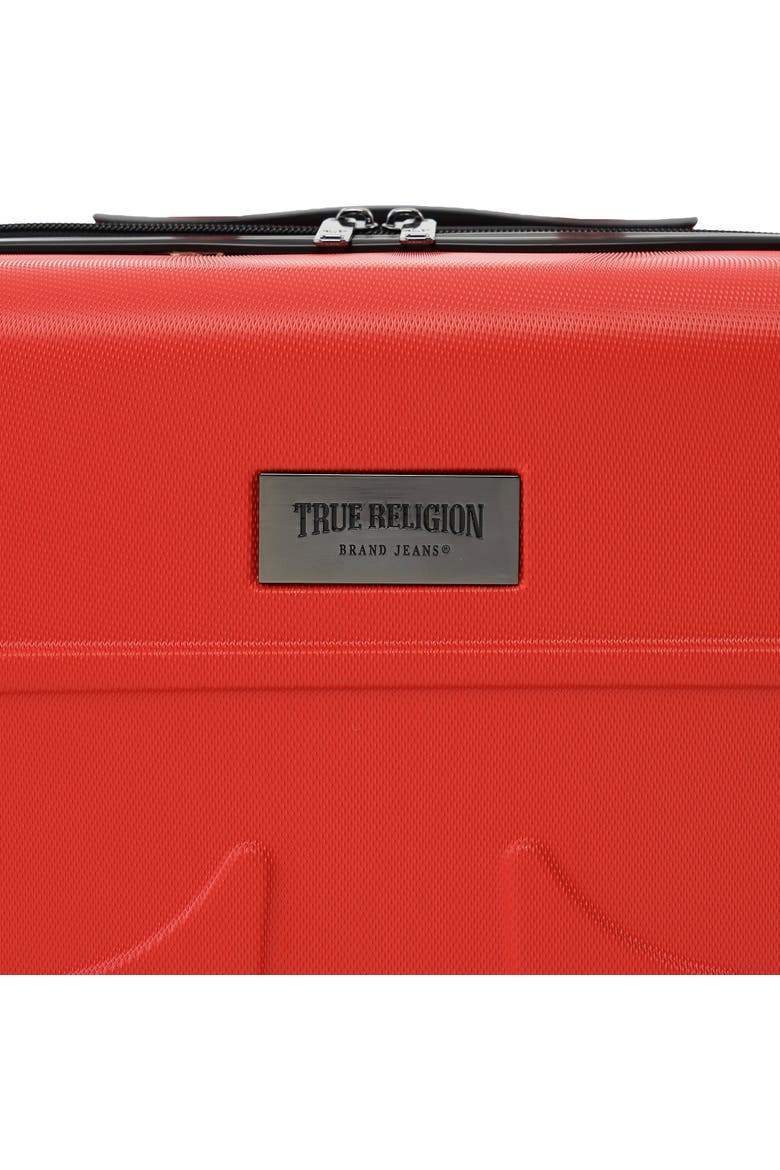 Molded U 30.5" Expandable Hardside Spinner Luggage, Alternate, color, RED