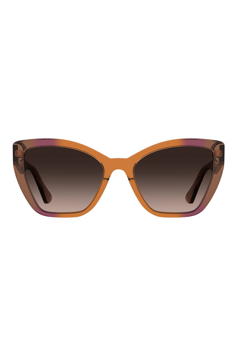 55mm Cat Eye Sunglasses, Main, color, 012J-FF