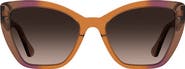 Moschino 55mm Cat Eye Sunglasses