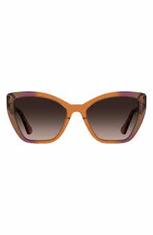 Moschino 55mm Cat Eye Sunglasses