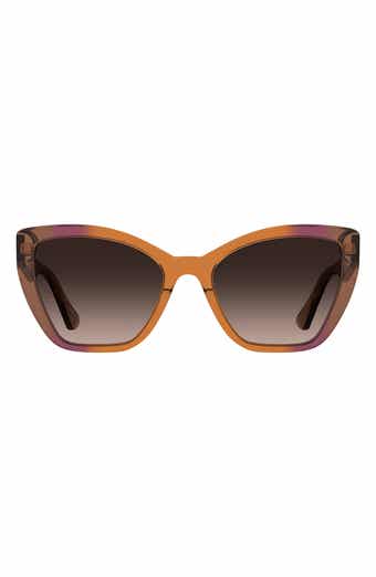 Moschino 55mm Cat Eye Sunglasses